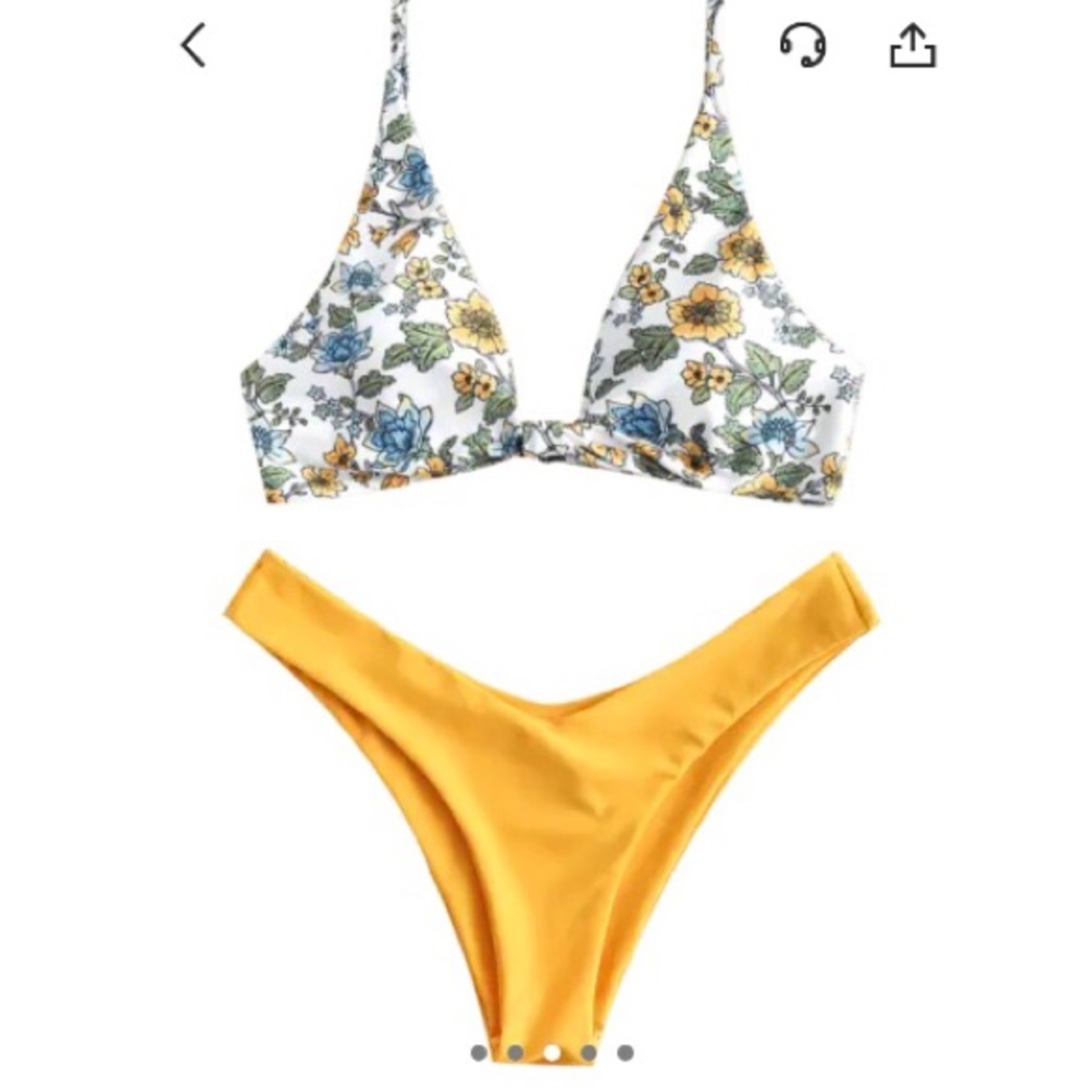 floral bikini